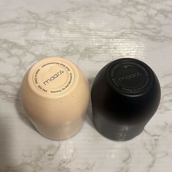 Maars Bev Steel Stemless Wine Glass Tumblers 12 oz Double Wall Vacuum Insulated - Picture 5 of 7